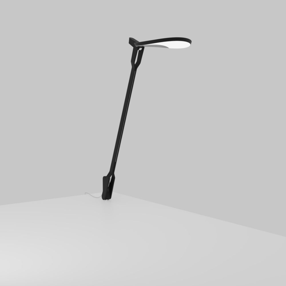 Koncept Lighting SPY-MTB-PRA-THR Splitty Pro Gen 2 Desk Lamp with through-table mount, Matte Black